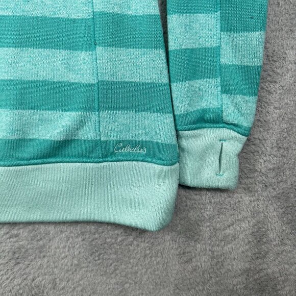 Cabela's Women's Zip Up Sweatshirt with Hood Light Green Hoodie Size Small - Picture 6 of 11